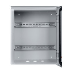 Корпус металлический ЩУ-МП (370х325х180) с окном IP54 Народный эконом