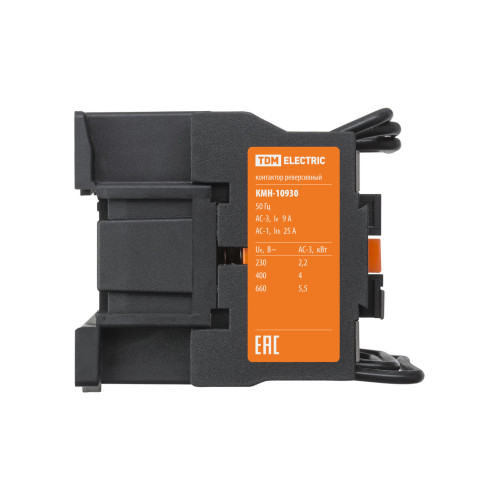 Контактор КМН-10930 реверс 9А 230В/АС3 2НО TDM