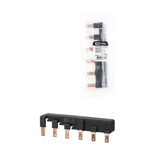 Шина соединительная наборная ШСН 3П 100А 2x3PIN(тип B) TDM