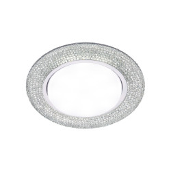 Светильник встраиваемый СВ 03-11 GX53 230В LED подсветка 5 Вт зеркальный/хром TDM