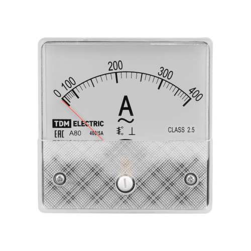 Амперметр А80 400А/5А-2,5, трансформаторного включения, (поверенный), TDM