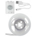 Умная подсветка SMD2835-30LED/m-IP20-5В-2,4Вт-6000К(1 м),датчик движ.и освещ.,акк. Li-Ion1100мАч TDM