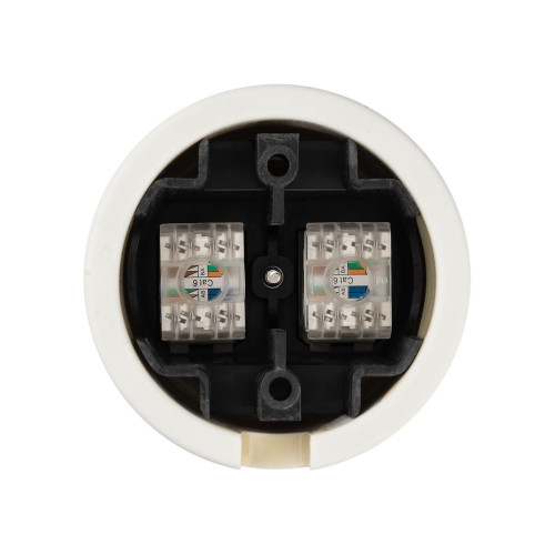 Розетка двойная компьютерная RJ45 сл. кость «Болонь» TDM