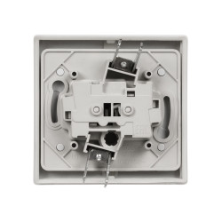 Кнопка звонковая скрытой установки IP54 6A серая