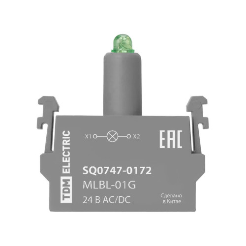 Светодиодный блок MLBL-01G 24 В AC/DC зеленый TDM