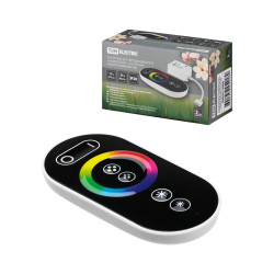 Контроллер для светодиодных лент и модулей RGB-RF-12В-18А-216Вт-IP20, 3 канала, сенсорный пульт, TDM