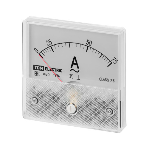 Амперметр А80  75А/5А-2,5, трансформаторного включения, (поверенный), TDM