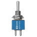 Переключатель-тумблер MTS-203-A2 Micro 2P 250В AC/DC 3А (6c) ON-OFF-ON с фиксацией TDM