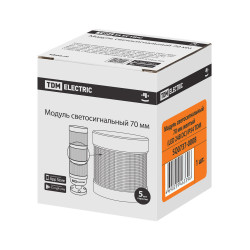 Модуль светосигнальный 70 мм желтый (LED 24В DC) IP54 TDM