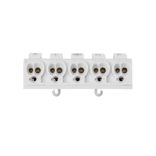 Клемма пружинная соединительная КСПн5-3L+N+PE, 16 A, с монтажной ножкой TDM
