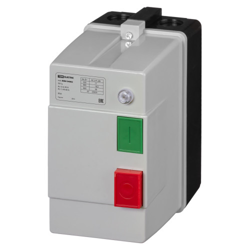 Контактор КМН34062 40А в оболочке с индикатором Ue=220В/АС3 IP54 TDM