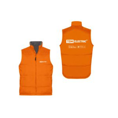 Жилет утеплённый оранжевый (XXL) TDM