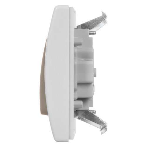 Кнопка звонковая скрытой установки IP54 6A серая 