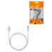Дата-кабель, ДК 5, USB - USB Type-C, 1 м, белый, TDM