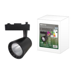 Светильник трековый однофазный LED TRL-01-015-NB 15 Вт, 24°, 4000 К, 80 Ra, черный, TDM