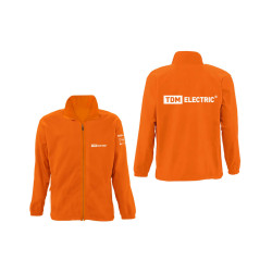Куртка флисовая оранжевая (XL) TDM