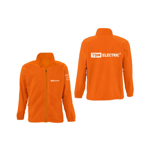 Куртка флисовая оранжевая (XL) TDM