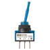 Выключатель-тумблер ASW-13D 1P 12В AC/DC 20А (3c) ON-OFF с фиксацией с синей LED подсветкой TDM