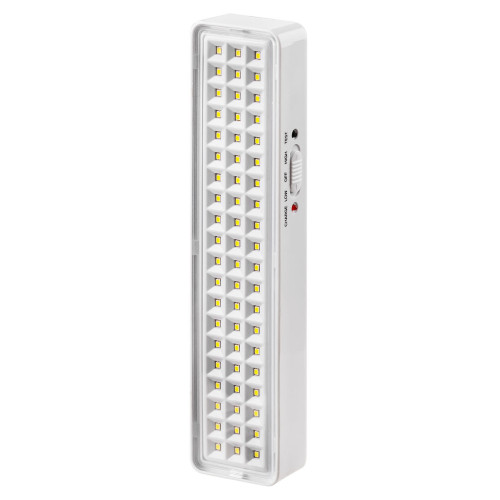 Светильник светодиодный аккумуляторный СБА 60 LED, DC, Li-ion 3,7 В 1,5 А*ч, 3-5 ч,пластик, Народный