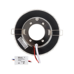 Светильник встраиваемый СВ 03-14 GX53 230В LED подсветка 5 Вт зеркальный/хром TDM