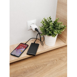 Сетевое зарядное устройство, СЗУ 7, Quick Charge 3.0, 3 А, 2 USB, белый, TDM