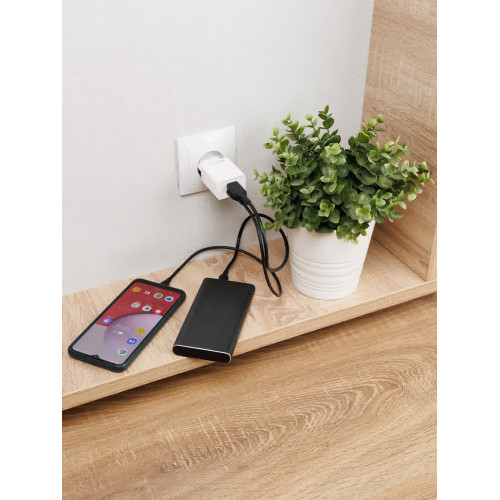 Сетевое зарядное устройство, СЗУ 7, Quick Charge 3.0, 3 А, 2 USB, белый, TDM