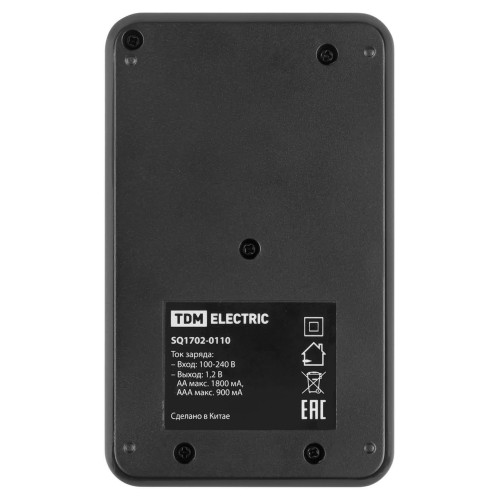 Зарядное устройство 18044 (1800 mA 4 слота АА/ААА 4 кан.), LCD-экран, 220 В, TDM