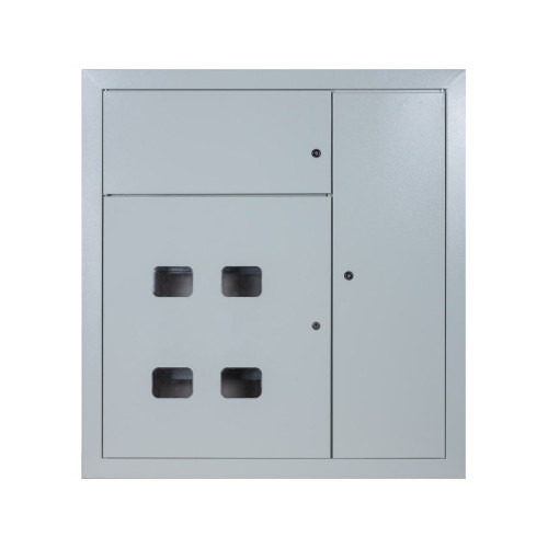 Корпус щита этажного 4 кв. (1010х950х160) размер ниши (920х860х140) TDM