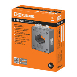 Трансформатор тока измерительный ТТН 60/ 600/5-15VA/0,5-Р TDM