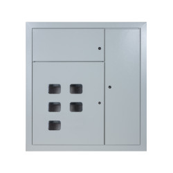 Корпус щита этажного 5 кв. модификация3 Народный (1010х950х160), ниша 920х860х140