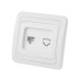 Розетка компьютерная RJ-45 белая 
