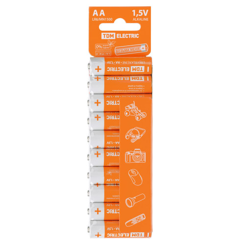 Элемент питания LR6 AA Alkaline 1,5V SC-10 TDM