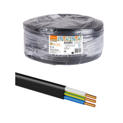 Провод ВВГмб-П нг(А)-LS 3х6 220/380 (100м) Народный