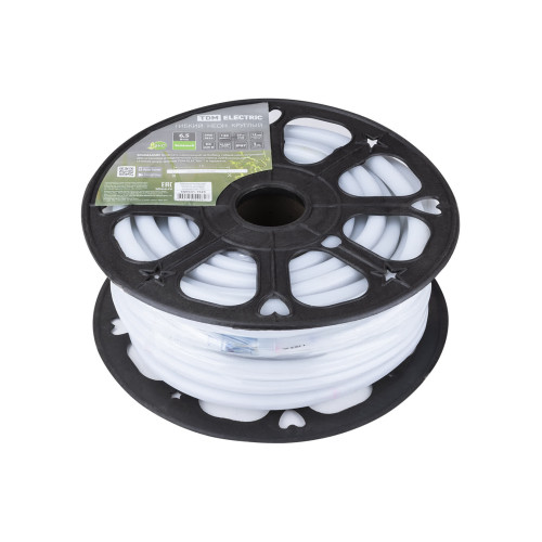 Гибкий неон круглый SMD2835-120 LED/м-220 В-6,5 Вт/м-IP67-зелёный (25м) TDM