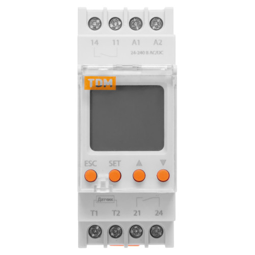 Реле температуры РТ-820M (-25+130C, 24-240В АС/DC, с датч. IP67, ЖК) TDM