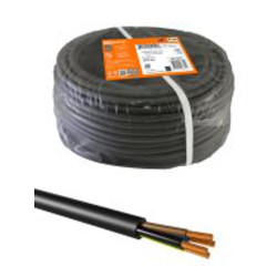 Провод ПВС 4х0,75 ГОСТ (100м), черный TDM