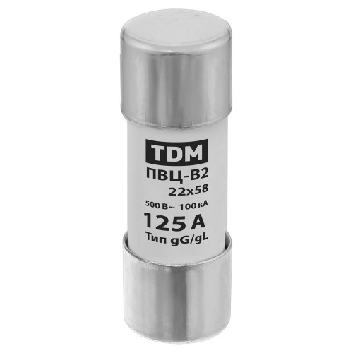 Плавкая вставка ПВЦ-В2 22х58 125А TDM