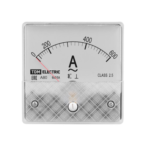 Амперметр А80Н 600А/5А-2,5, трансформаторного включения, (без поверки), TDM