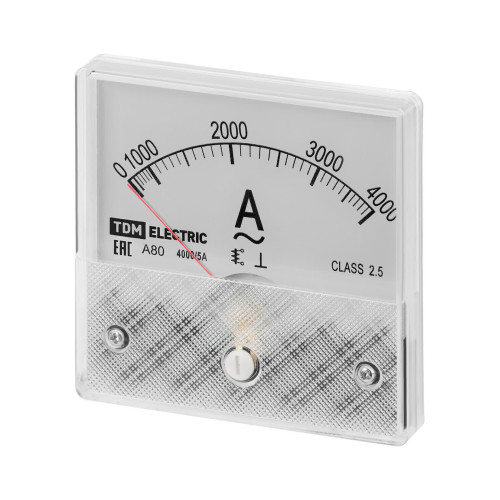 Амперметр А80Н 4000А/5А-2,5, трансформаторного включения, (без поверки), TDM
