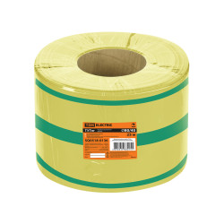 Термоусаживаемая трубка ТУТнг 80/40 желто-зеленая (25 м/ролл) TDM