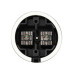 Розетка двойная компьютерная RJ45 черная «Болонь» TDM