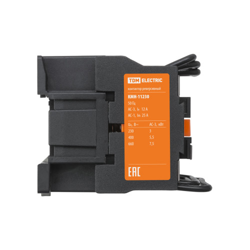 Контактор КМН-11230 реверс 12А 400В/АС3 2НО TDM