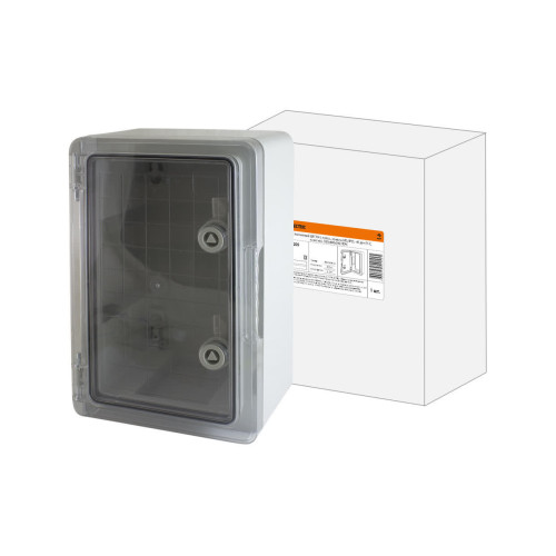 Бокс пластиковый ЩМП-0-5, прозр., крышка ABS, IP65, -45 до +75 С, навесной, (500x400x240) TDM