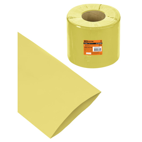 Термоусаживаемая трубка ТУТнг 120/60 желтая (25 м/ролл) TDM