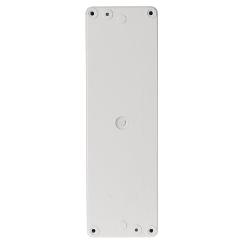 Корпус КП104 c козырьком для кнопок, 4 места, ABS желтый, IP66 TDM