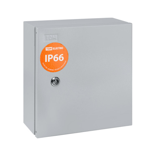 Корпус металлический ЩУ-1ф/1-1-6 IP66 (2 двери) (310х300х150) TDM