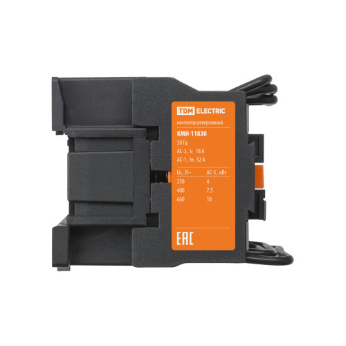 Контактор КМН-11830 реверс 18А 400В/АС3 2НО TDM