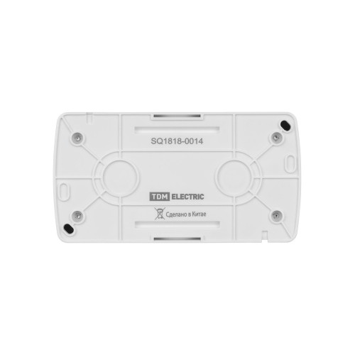 Розетка двойная 2П+3 открытой установки IP54 16А с крышкой белая 