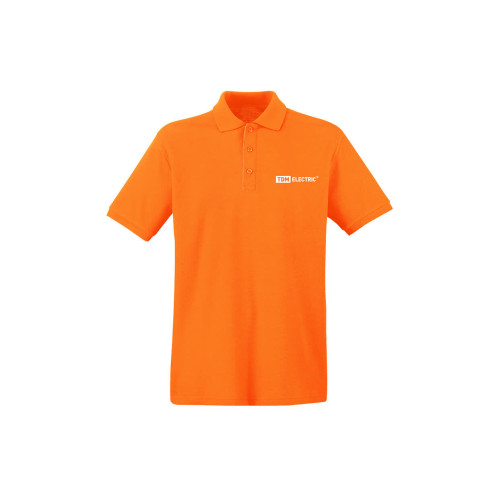 Футболка-ПОЛО оранжевая (XL)TDM