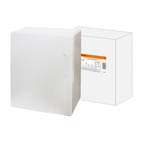 Бокс пластиковый ЩМП-0-9, ABS, IP65, -45 до +75 С, навесной, (800x600x260) TDM